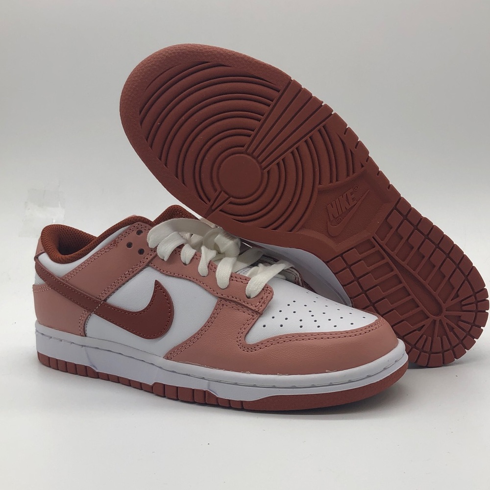 Womens Nike Dunk Low Red/White FQ8876-618 NWOB